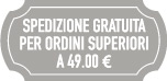 spedizioni gratuite per ordini superiori ai 49€